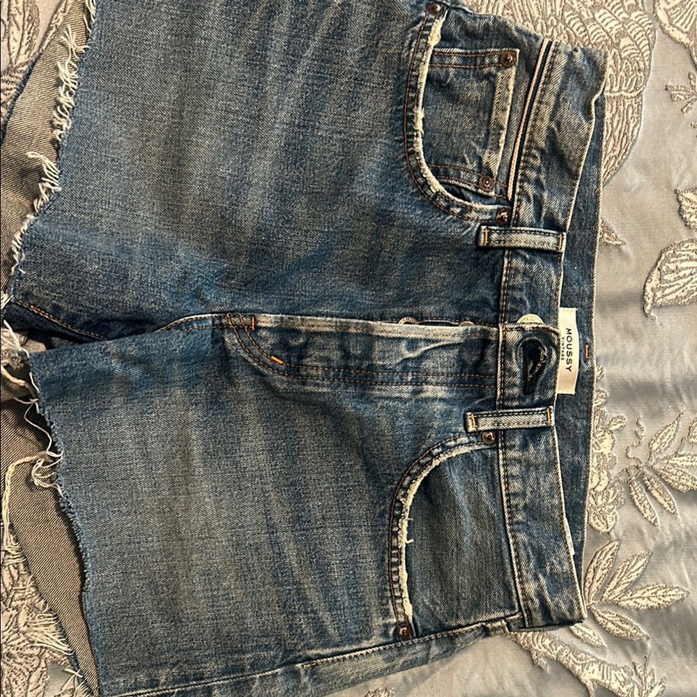 Moussy vintage Blue Denim Shorts